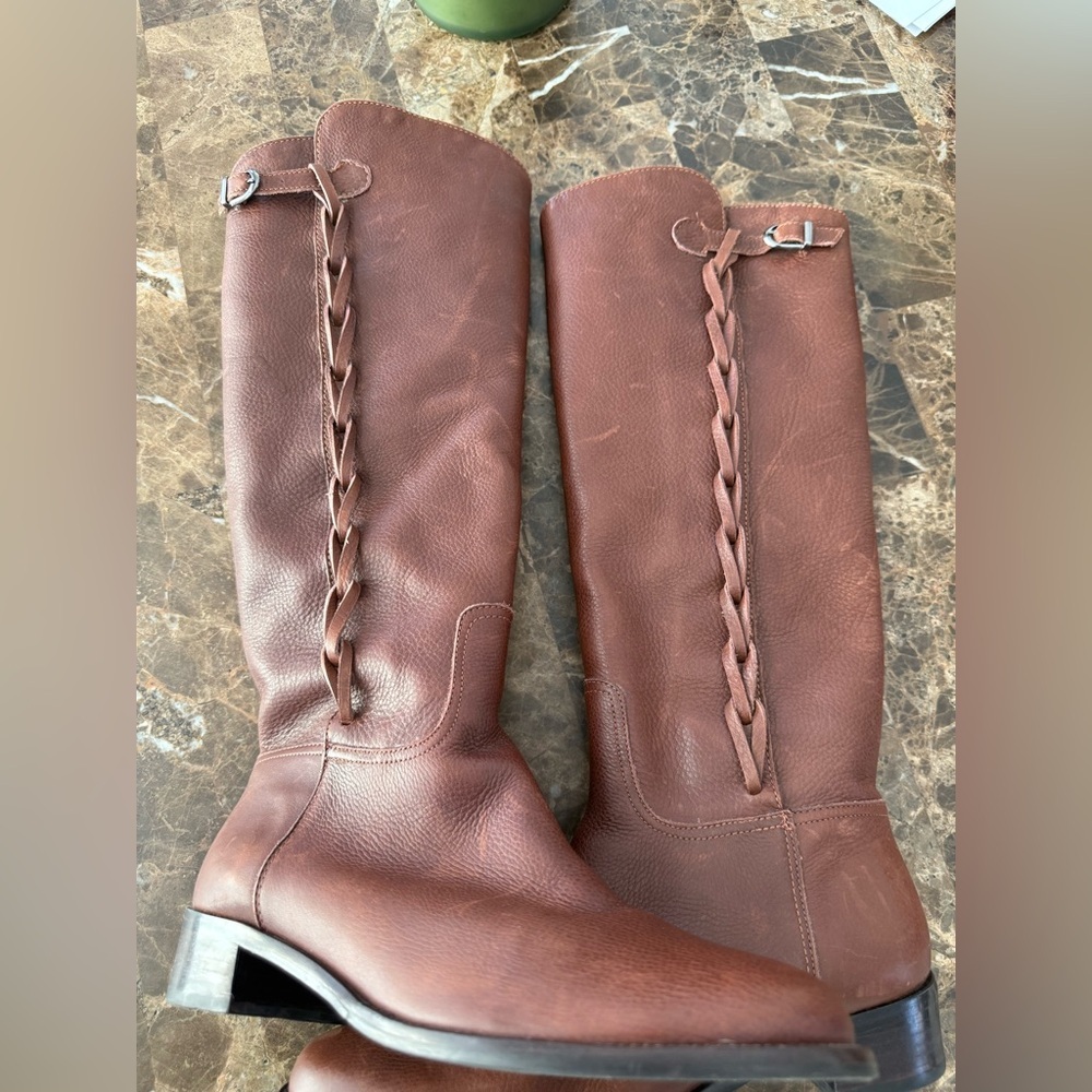ANTONIO MELANI Tan Over the Knee Boots - Picture 11 of 13